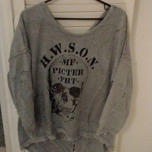 Women's biker sweater